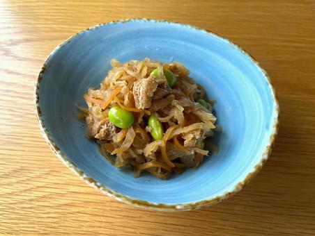 枝豆入り切り干し大根3 枝豆入り切り干し大根3 切り干し大根,おかず,枝豆の写真素材