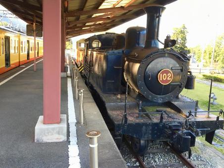 三岐鉄道三岐線の西藤原駅 三岐鉄道,三岐線,三重の写真素材