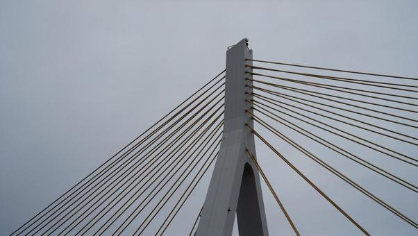 吊り橋 吊り橋 橋,吊り橋,鉄橋の写真素材
