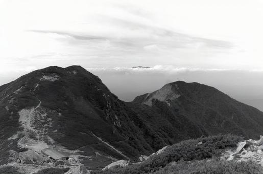 Kiso mountains 004 山,山脈,稜線の写真素材