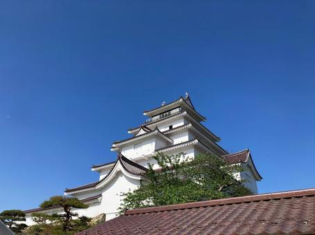 福島県　鶴ヶ城（会津若松城） お城,会津若松,鶴ヶ城の写真素材