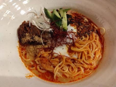 冷やし担々麺 冷やし担々麺 担々麺,ラーメン,拉麺の写真素材