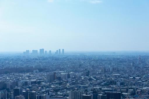 The direction of Musashi Kosugi seen from the skyscrapers of Ebisu, JPG The direction of Musashi Kosugi seen from the skyscrapers of Ebisu, tokyo, townscape, landscape, JPG
