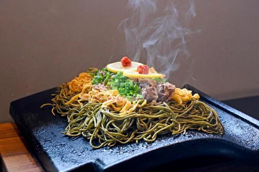 山口名物ソウルフード！瓦そば 瓦そば,山口,蕎麦の写真素材