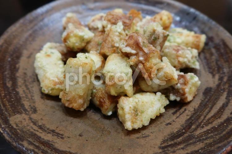 ちくわの磯辺揚げ（アップ） 揚げ物,ちくわ,磯辺揚げの写真素材