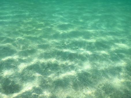 海の中 太陽光 瀬戸内海 自然背景の写真