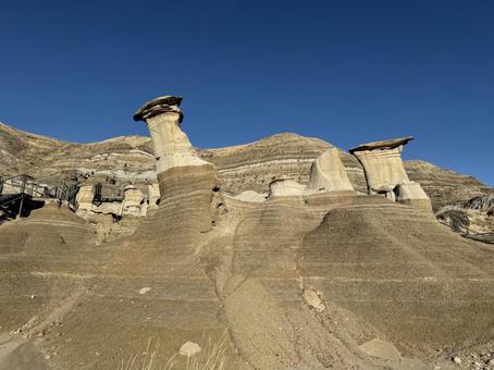 フードゥー フードゥー フードゥー,アルバータ州,ドラムヘラーの写真素材