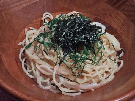 昭和な喫茶店のたらこスパゲッティ 昭和な喫茶店のたらこスパゲッティの写真