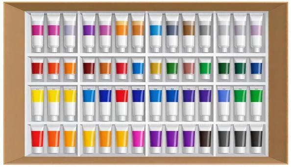 絵の具のチューブ 絵の具のチューブの写真
