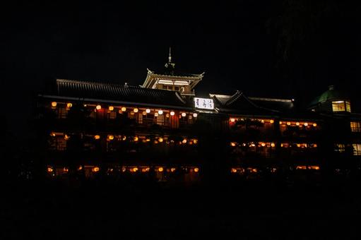 夜の伊東 東海館 夜の伊東 東海館 東海館,レトロ,夜景の写真素材