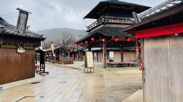 三重県伊勢神宮の街並み2 三重県,三重,伊勢神宮の写真素材
