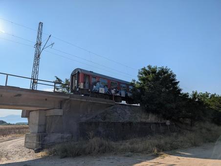 ルピテ駅 ブルガリア鉄道,鉄道,ルピテの写真素材