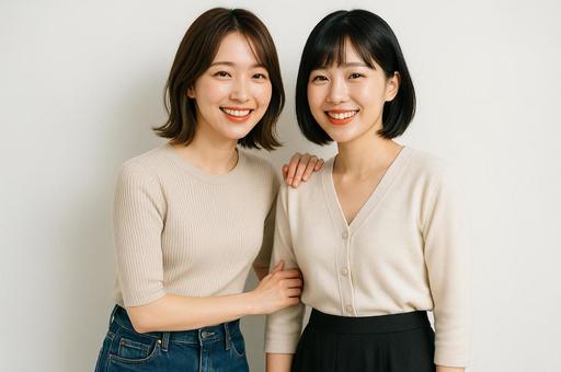 仲良し二人組の写真