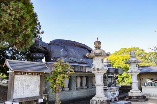 江東寺　大涅槃像 江東寺,涅槃像,像の写真素材