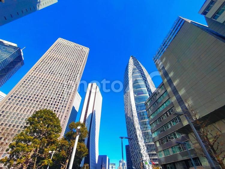 写真素材：東京新宿区の街並み・ビル群 東京,ビル,新宿の写真素材