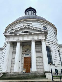 ワルシャワの街並み ワルシャワの街並み ワルシャワの街並み,教会,warsawの写真素材