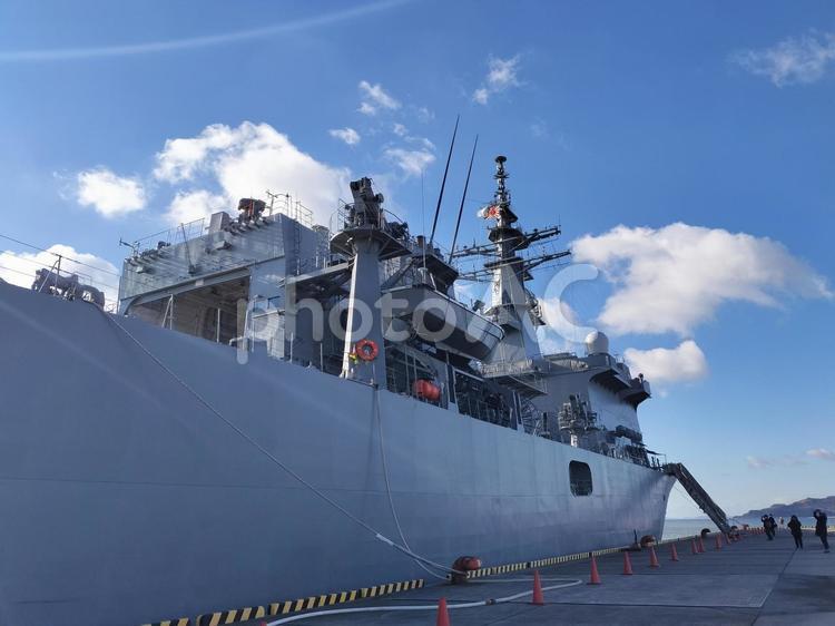 掃海母艦　うらが うらが,掃海母艦,海上自衛隊の写真素材