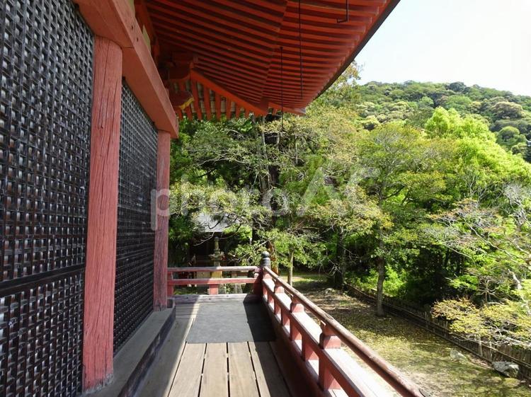 太山寺本堂からの風景 神戸,神戸市,兵庫県の写真素材