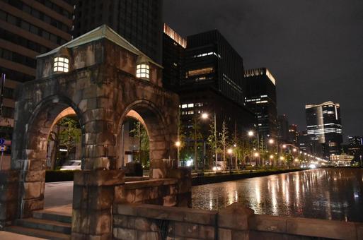 夜の街 夜の街の写真