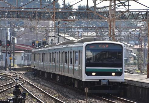 E501系K752 水戸にて E501系K752 水戸にて e501系,k752,常磐線の写真素材