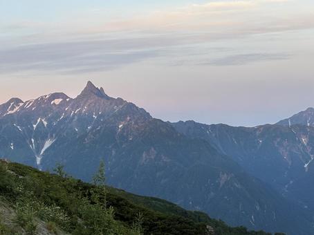 燕山荘からの景色 燕山荘からの景色の写真