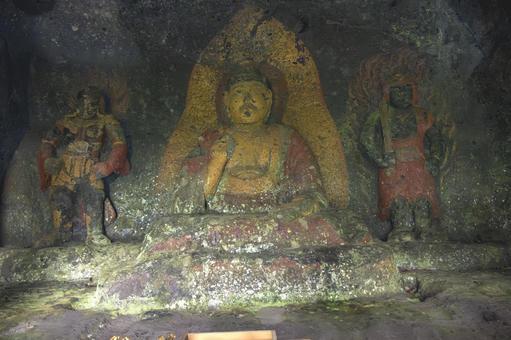 Photo, ogata miyasako east stone buddha, ogatamiyasakohigashi shrine, national historic site, 