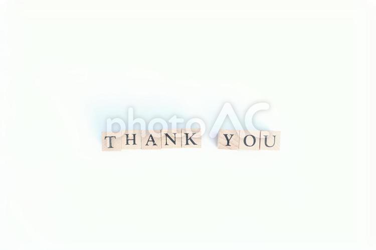 ありがとう　Thank you　サンキュー　＃３ ありがとう,サンキュー,thankの写真素材