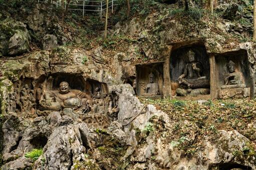 杭州・霊隠寺 飛来峰 霊隠寺,飛来峰,杭州の写真素材
