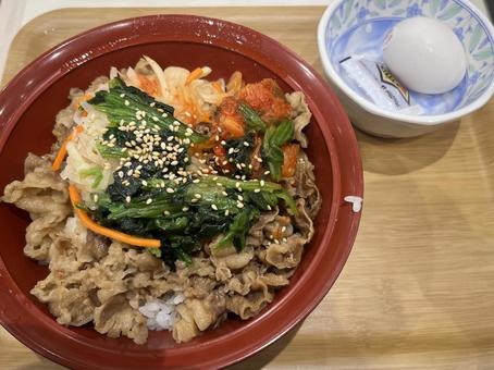 ビビンバ丼 ビビンバ丼 ビビンバ丼,丼,ビビンバの写真素材