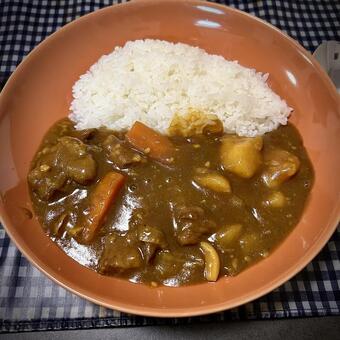 旨口ビーフカレーライス ビーフカレー,旦那飯,男の料理の写真素材