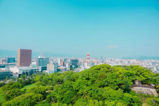 【和歌山】和歌山城からの街並み 2025 【和歌山】和歌山城からの街並み 2025 和歌山城,城,和歌山の写真素材