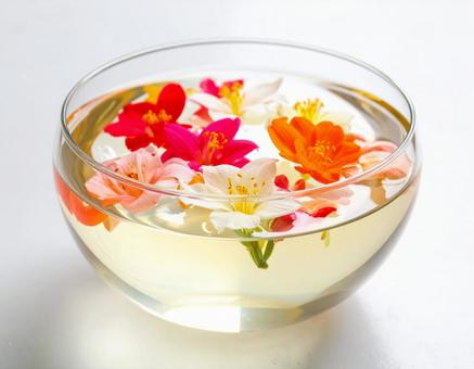 ガラスの中の花 ガラスの中の花の写真