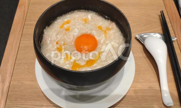 たまごがゆ　玉子がゆ　ホテルの朝食 玉子がゆ,卵,おかゆの写真素材