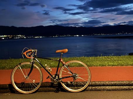 サイクリング サイクリング サイクリング,自転車,散歩の写真素材