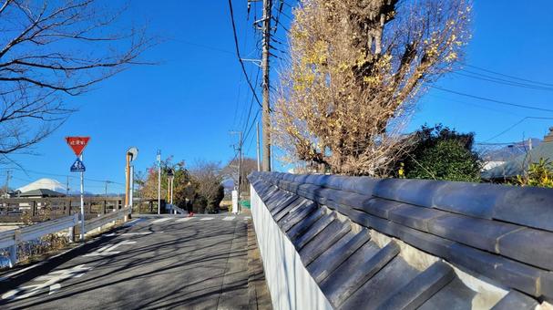 坂東33観音 07番 光明寺 門前の風景 坂東33観音 07番 光明寺 門前の風景の写真