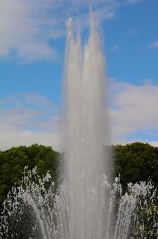 噴水の1 噴水の1の写真