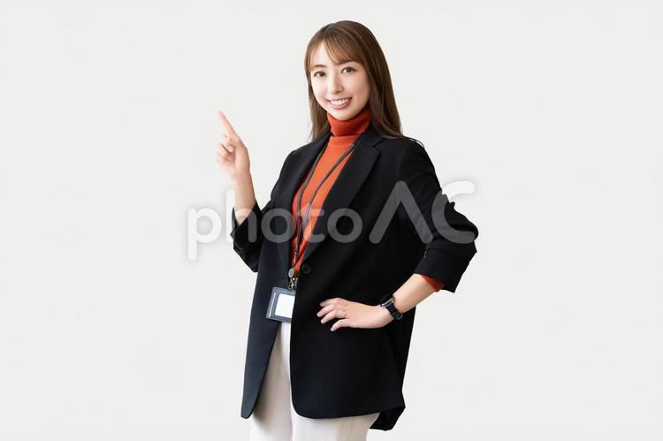 笑顔の女性・ビジネスウーマン 女性,笑顔,ビジネスの写真素材