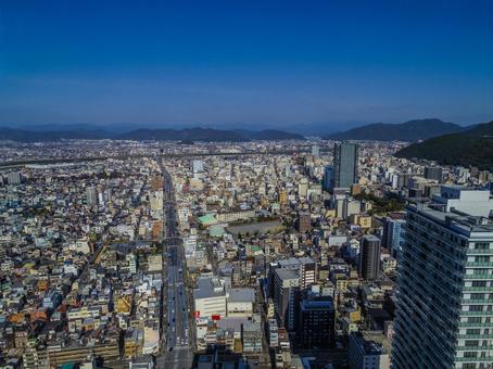 【岐阜県】岐阜市の風景 岐阜シティ・タワー43,展望台,岐阜市の写真素材