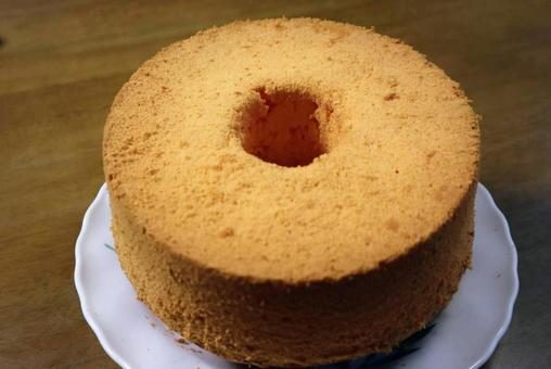 絹のケーキ シフォンケーキ,食べ物,スイーツの写真素材