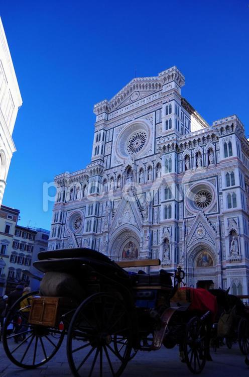 イタリア　フィレンツェのドゥーモ イタリア,フィレンツェ,フレンチェの写真素材