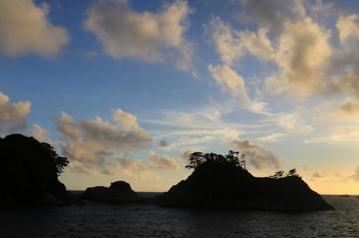 Sunset at Dogashima Norihama Beach, JPG Sunset at Dogashima Norihama Beach, JPG