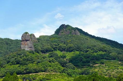 蒲生山と不動岩2 蒲生山と不動岩2の写真