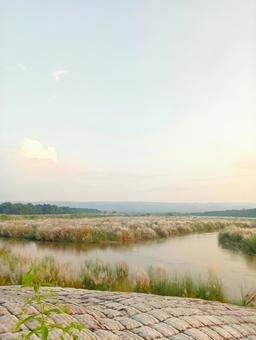 ラプティ川の日暮れ チトワン国立公園 1 ラプティ川の日暮れ チトワン国立公園 1の写真