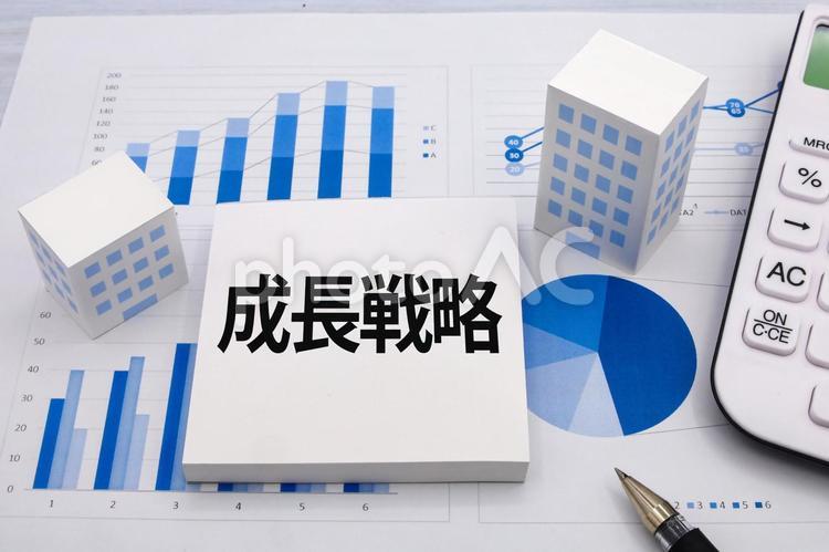 成長戦略のビジュアル 成長戦略,ビジネス,経営の写真素材