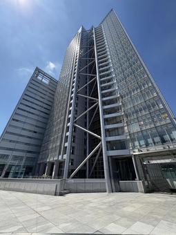 高層ビル 高層ビル 中野坂上,駅ビル,ビルの写真素材