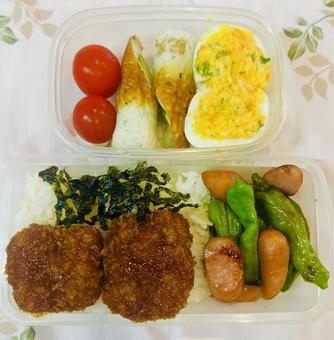 ミニとんかつ弁当の写真