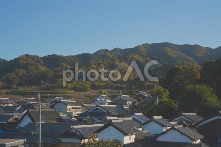日本の原風景 自然,山,山々の写真素材