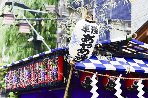 三社祭の山車 三社祭,浅草,浅草の祭りの写真素材