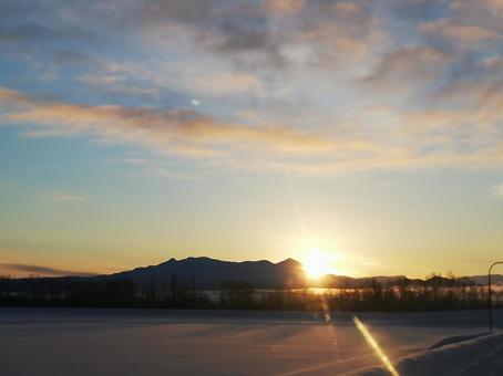 Winter sunrise, JPG