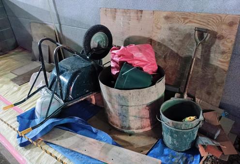 工事現場の道具 工事,技術,現場の写真素材